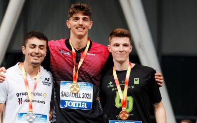 Dos títulos y ocho medallas para Castilla y León en el Nacional sub-23 de pista cubierta