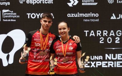 Los burgaleses María y Daniel Berzosa se proclaman campeones de España de Tenis de Mesa