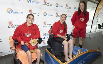 Marta Fernández y Samuel Pérez ganan la Liga de Natación Adaptada de Castilla y León
