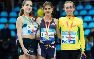 La segoviana Águeda Marqués y el burgalés David López campeones de España en 3.000 metros y en Altura