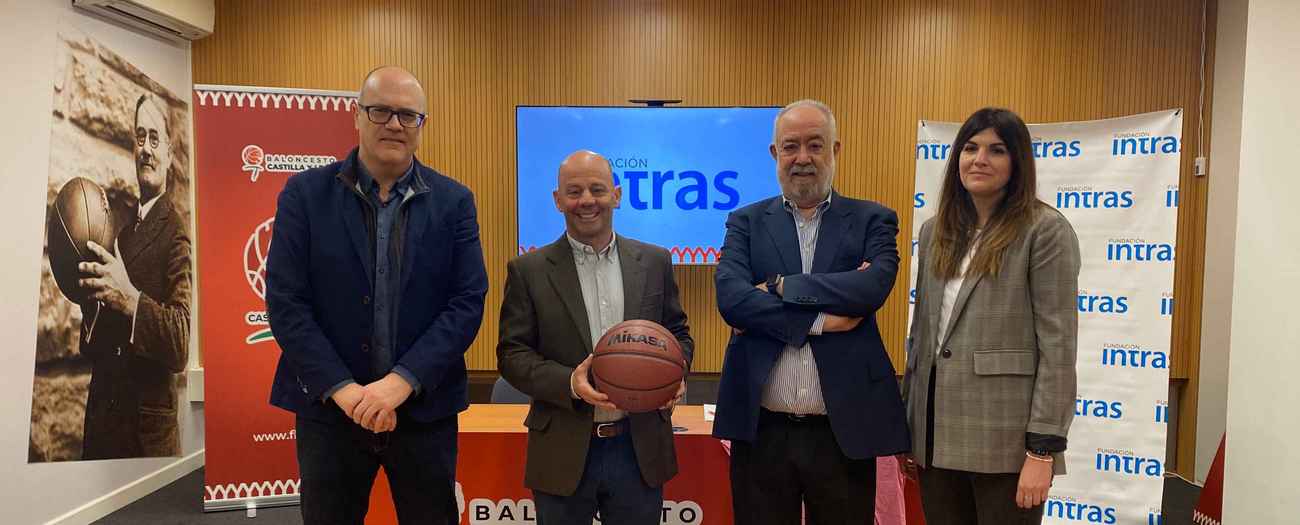 Firma del convenio en la sede de la Federación de Baloncesto de Castilla y León Firma del convenio en la sede de la Federación de Baloncesto de Castilla y León