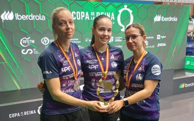 El UBU RM Terán, subcampeón de la Copa de la Reina de Tenis de Mesa