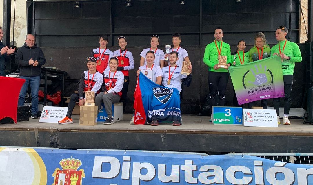Triatlón Laguna, campeón de Castilla y León de Duatlón Relevos Mixto
