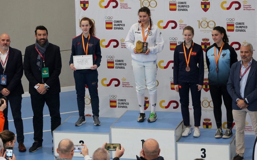 La esgrima de Madrid, clara dominadora de casi todas las armas en el Nacional júnior de Valladolid