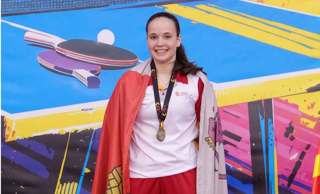 La burgalesa María Berzosa revalida el cetro nacional de tenis de mesa