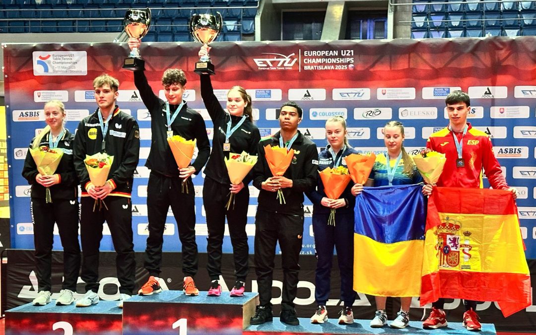 Daniel Berzosa conquista su primera medalla europea sub-21 de Tenis de mesa