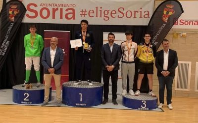 Una plata y un bronce nacional para la esgrima cadete de Castilla y León