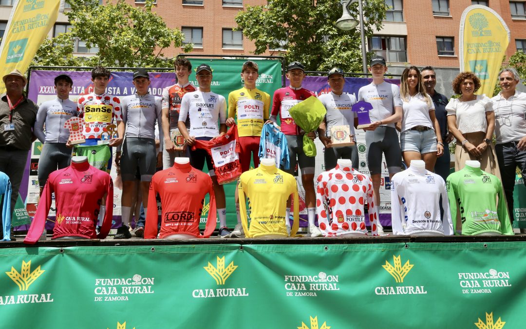 Aitor Martínez, claro dominador y ganador de  la 33ª Vuelta Ciclista promoción junior de Valladolid