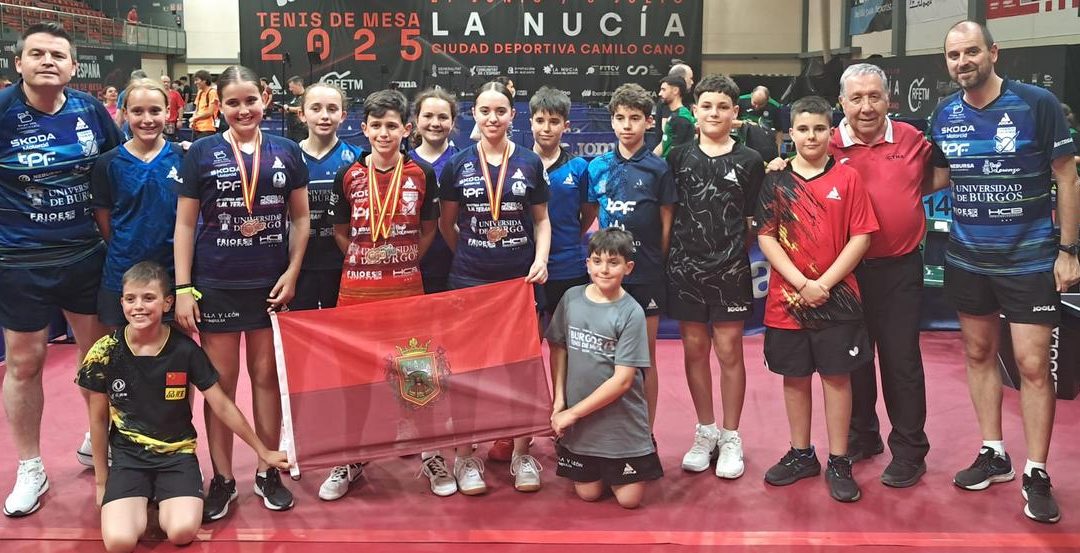 Burgos consigue 16 medallas en el Campeonato de España de Tenis de Mesa