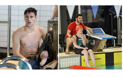 Marta Fernández y Luis Huerta representan a España en el Mundial de Natación Paralímpica