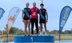 Ainnare García, campeona de España en la modalidad Mujer Cadete K1 3.000