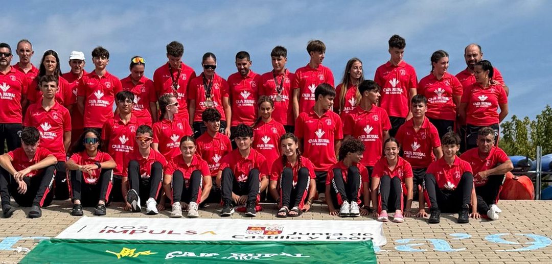 La Federación de Piragüismo de Castilla y León regresa del CESA con cinco medallas y la sexta posición por autonomías