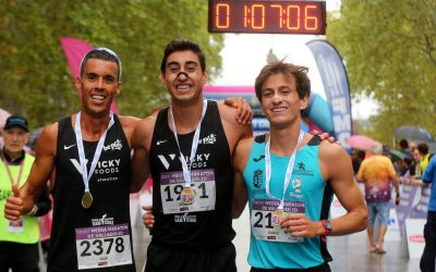 Vicente Viciosa y Mónica Gutiérrez, ganadores de la XXXVI Media Maratón Ciudad de Valladolid