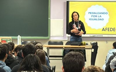 Dori Ruano y Arianna Carralero, embajadoras de la Igualdad ‘AFEDECYL’ en Babilafuente