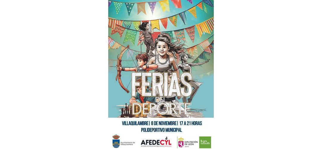 Villaquilambre acoge la Feria del Deporte ‘AFEDECYL’ el 8 de noviembre con la presencia de una quincena de disciplinas deportivas