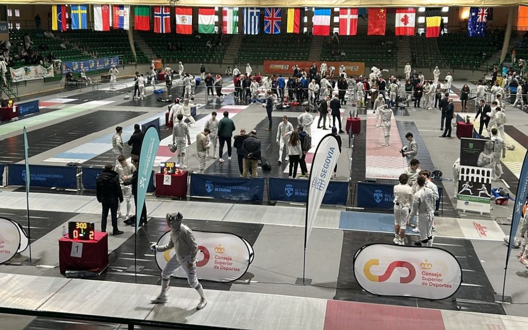 350 sablistas se citan en el XI Circuito Europeo de Sable Cadete ‘Ciudad de Segovia’