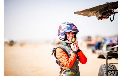 La burgalesa Cristina Gutiérrez, décima en la general del Dakar a falta de cuatro etapas para el final