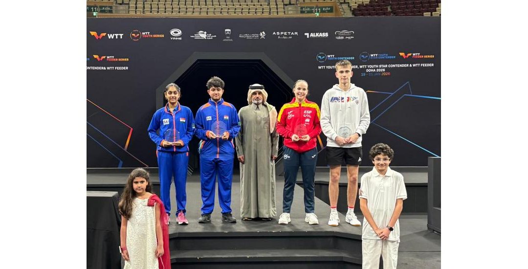 La burgalesa María Berzosa, plata en dobles mixtos de tenis de mesa en Catar