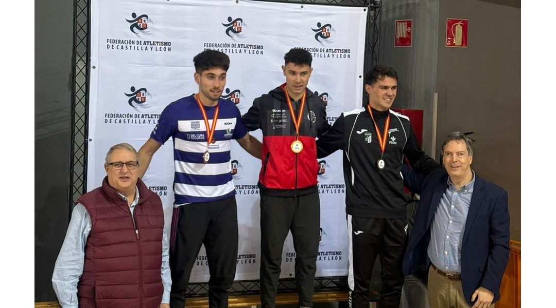 Salamanca corona a los campeones absolutos de Castilla y León de atletismo en pista cubierta