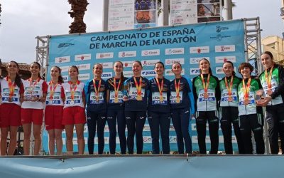 Castilla y León suma tres medallas en el Campeonato de España de marcha en ruta