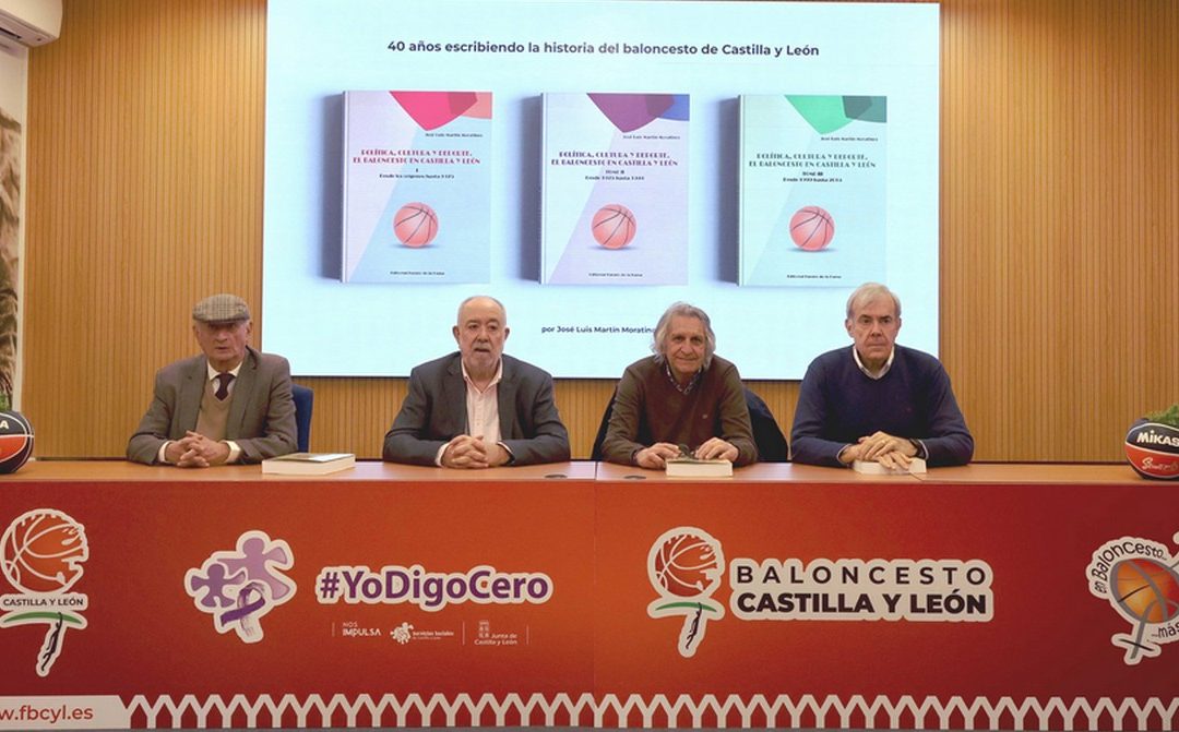«Política, Cultura y Deporte. El Baloncesto en Castilla y León», la trilogía de José Luis Martín Moratinos al completo