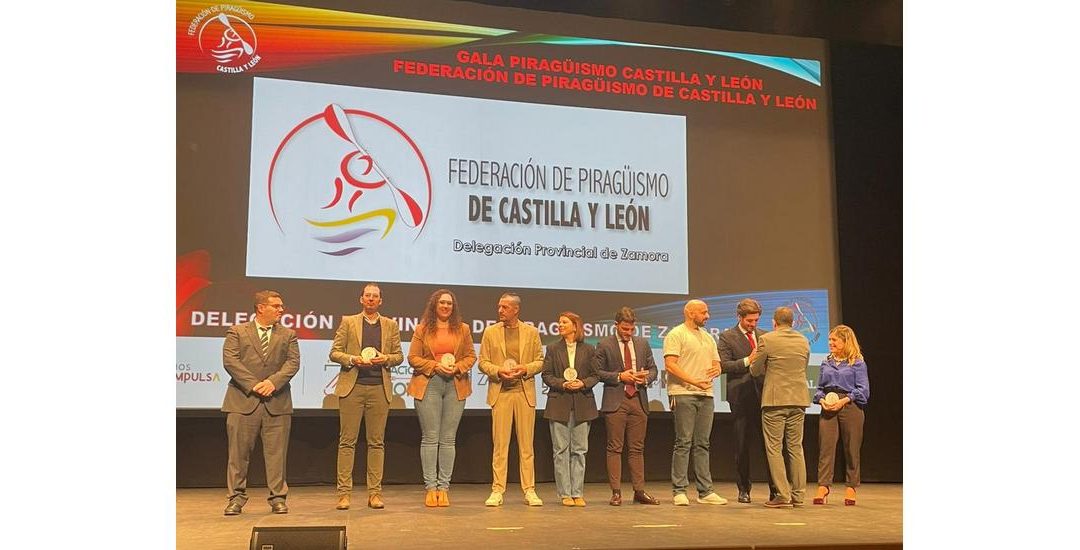 El piragüismo de Castilla y León corona a sus mejores palistas en la gala celebrada en Zamora