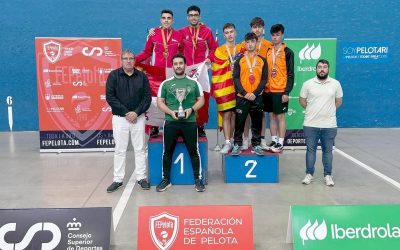 Castilla y León se corona en el Campeonato de España de Federaciones de Frontenis Sub-22