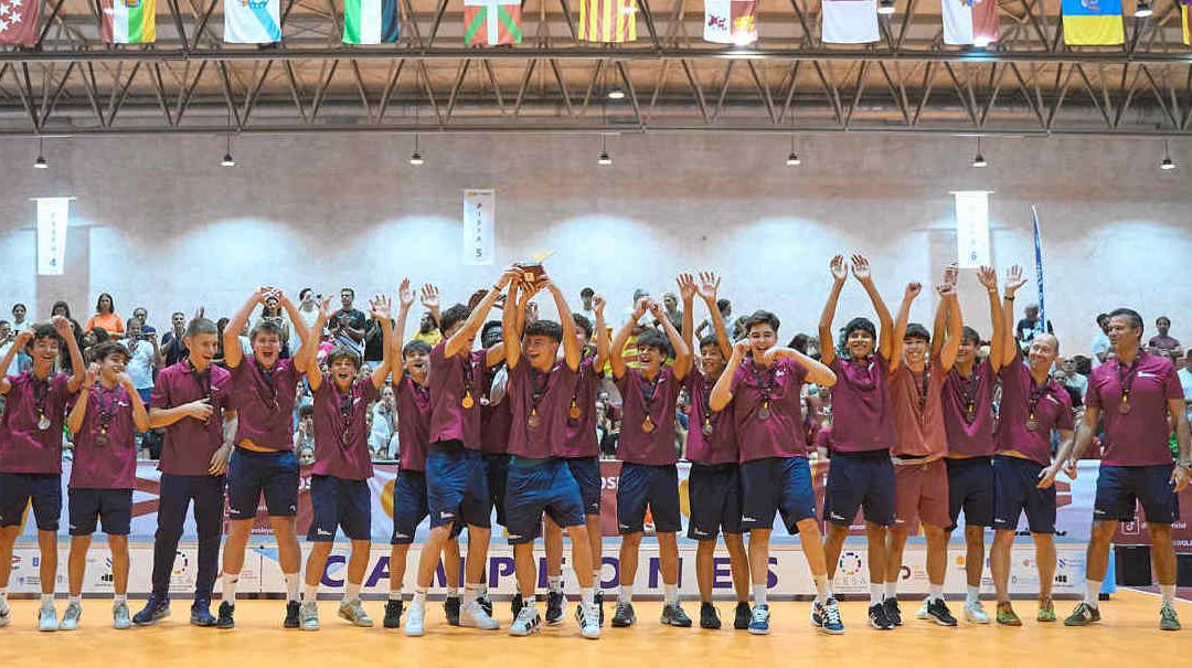 Castilla y León, bronce en infantil masculino en el CESA 2026 de voleibol
