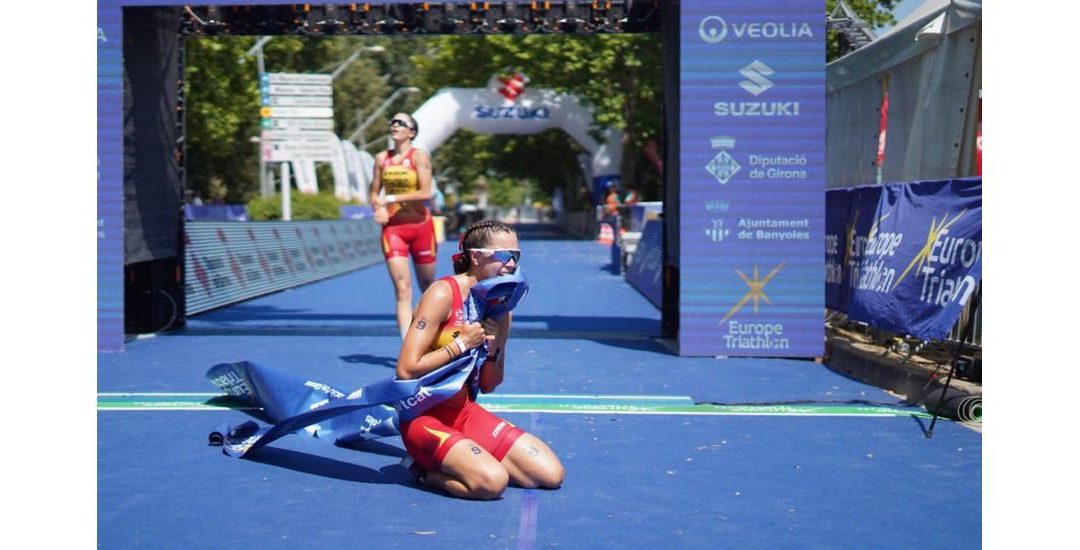 Alba Núñez se corona campeona de Europa de duatlón júnior en Banyoles