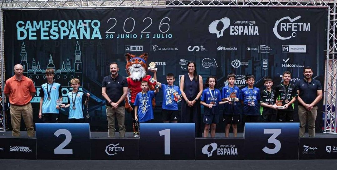 El tenis de mesa de Castilla y León cierra los Campeonatos de España de Jóvenes con varios títulos nacionales