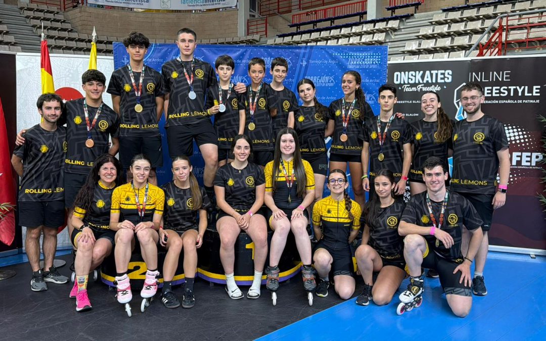 Rolling Lemons domina el Campeonato de España Freestyle con 17 medallas y siete títulos nacionales