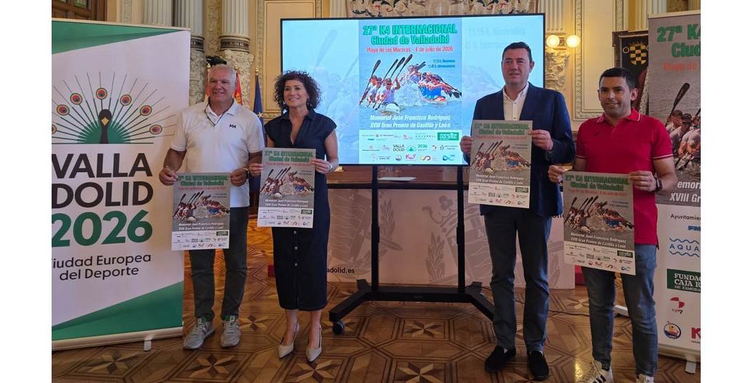 Valladolid reúne a la élite mundial del piragüismo en la XXVII edición del Gran Premio Internacional K4