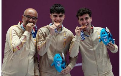 El palista burgalés, Daniel Berzosa, bronce en los Juegos del Mediterráneo de Taranto