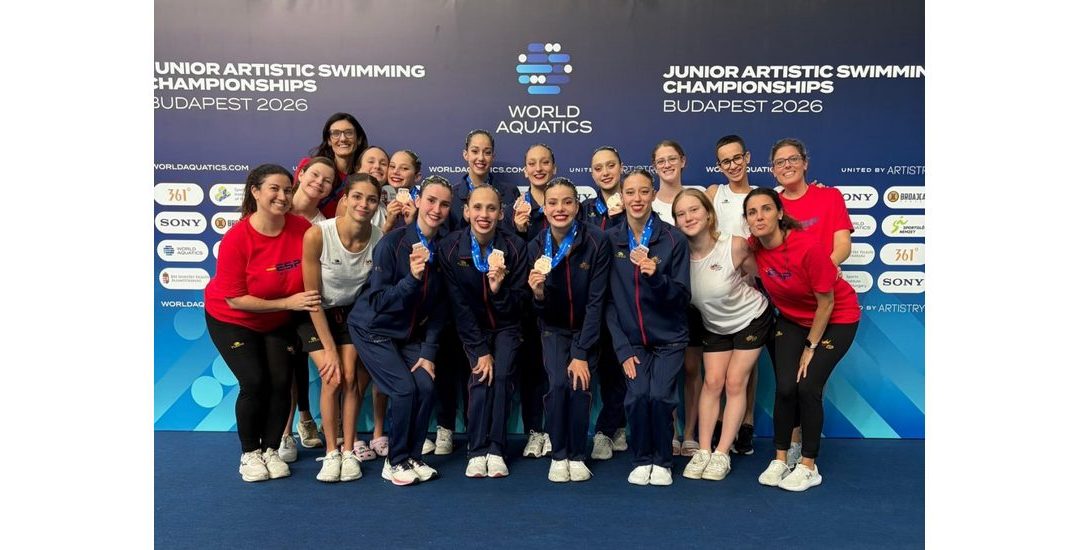 La vallisoletana Marta Huidobro, bronce en el Mundial junior de natación artística en Budapest