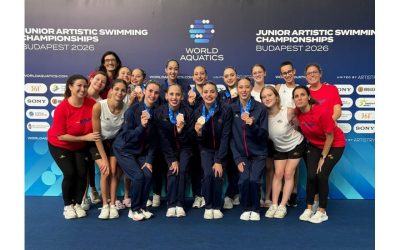 La vallisoletana Marta Huidobro, bronce en el Mundial junior de natación artística en Budapest