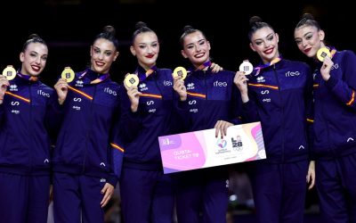 Histórico oro y billete para los JJ. OO. de la Rítmica española con acento castellano y leones