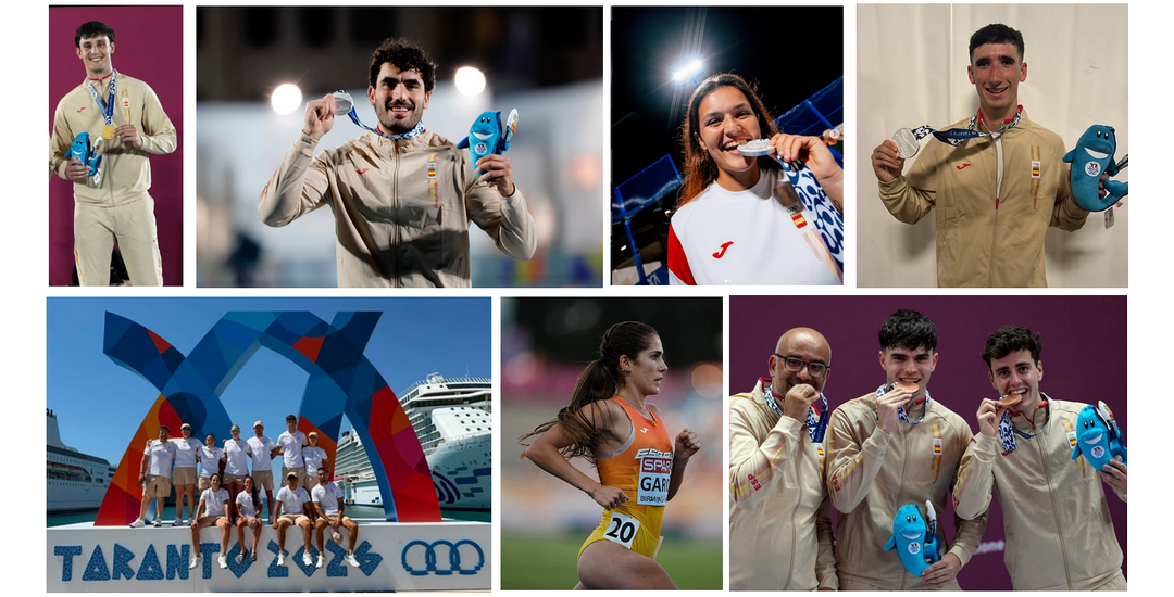 Cinco medallas y tres finalistas, balance de la actuación de la representación de Castilla y León en los Juegos del Mediterráneo
