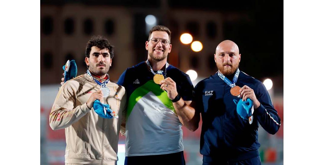 Diego Casas, medalla de plata en la final de disco de los Juegos Mediterráneos Taranto 2026