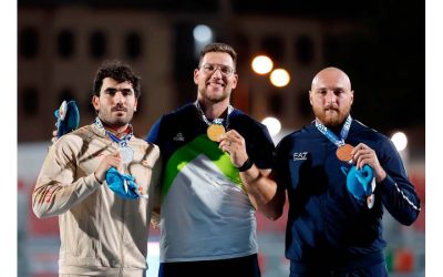 Diego Casas, medalla de plata en la final de disco de los Juegos Mediterráneos Taranto 2026