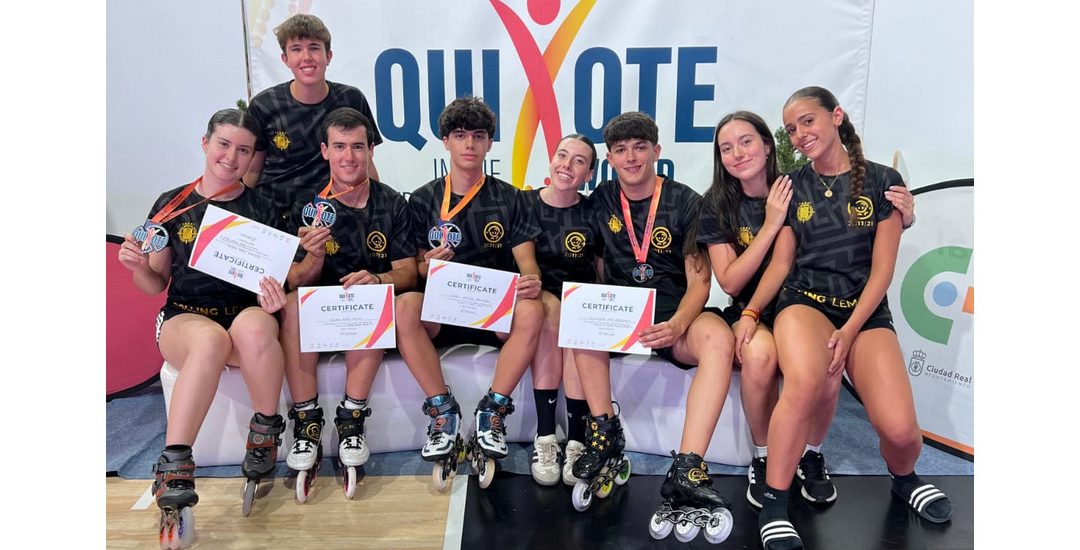Cuatro medallas para el Club Rolling Lemons en la Quixote World Cup Freestyle