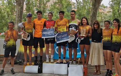 Esther Gómez y Pablo Herrero conquistan el último título regional en liza, el de acuatlón