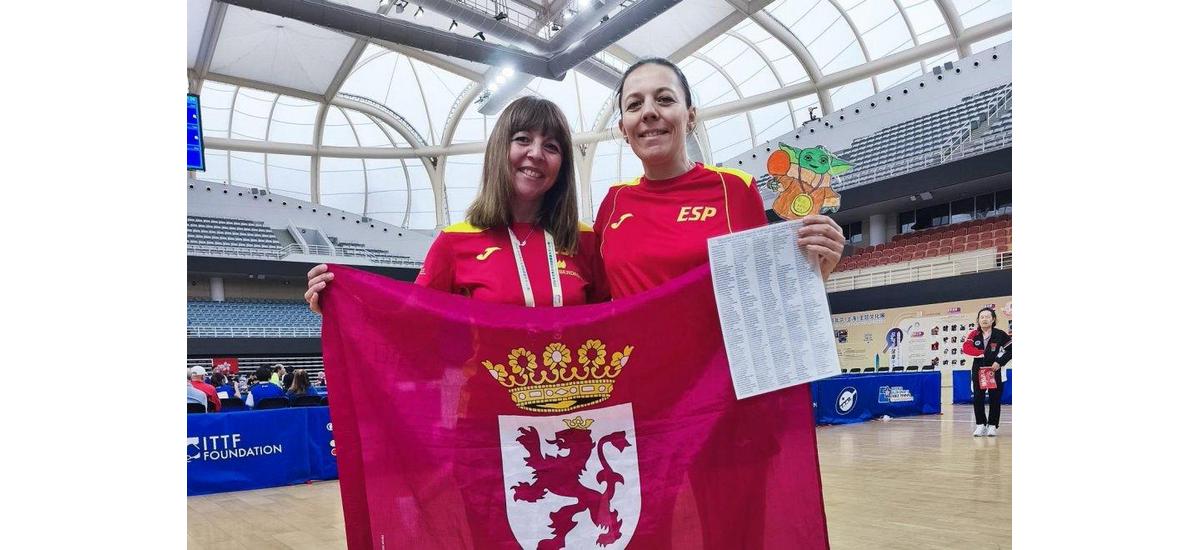 Nuria Santos, doble cmapoena del Mundo de Tenis de mesa con parkinson