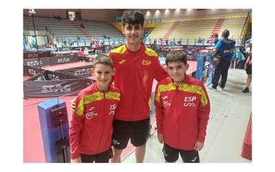 La cantera burgalesa de tenis de mesa compite en Italia y Eslovaquia