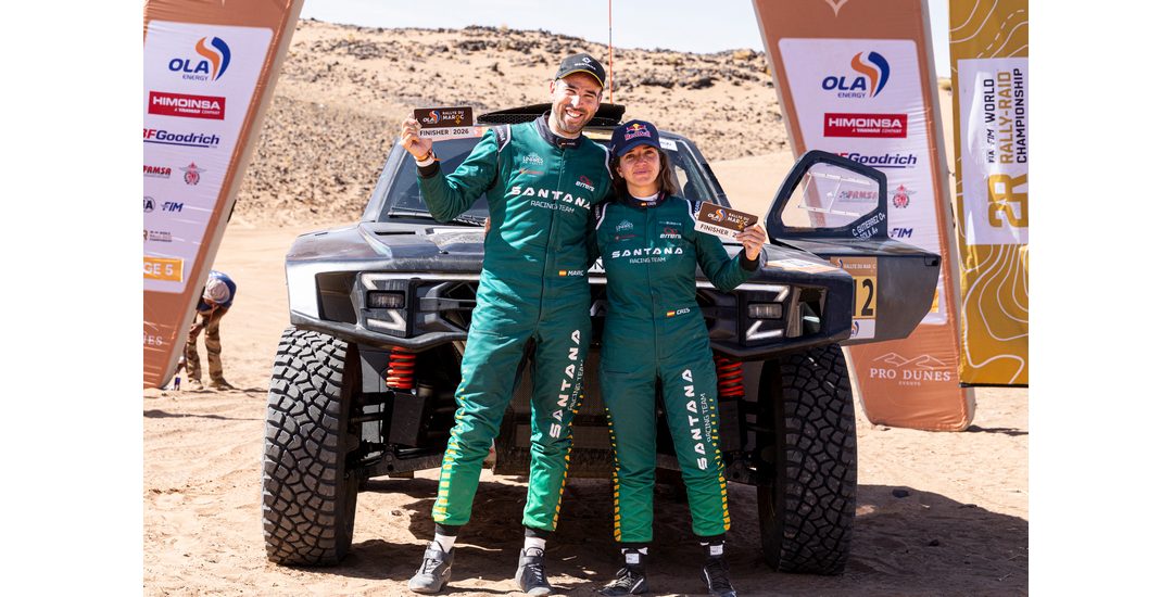 La piloto burgalesa Cristina Gutiérrez entra en el top 10 del Rally de Marruecos con Santana
