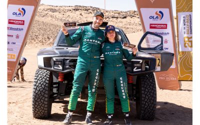 La piloto burgalesa Cristina Gutiérrez entra en el top 10 del Rally de Marruecos con Santana